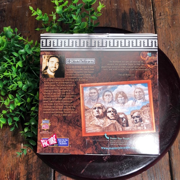 NEW Native Puzzle David Behrens Indian Native Americans 550 Piece Puzzle - Picture 3 of 6